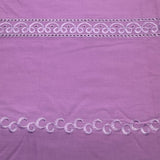 Embroidery Lace Cotton-Poly Fabric, 9 Colors, Different Patterns - By the Yard
