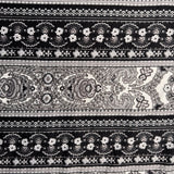 Jersey Knit Fabric, Ornamental Motifs , Horizontal Stripes(5 Styles) - By the Yard