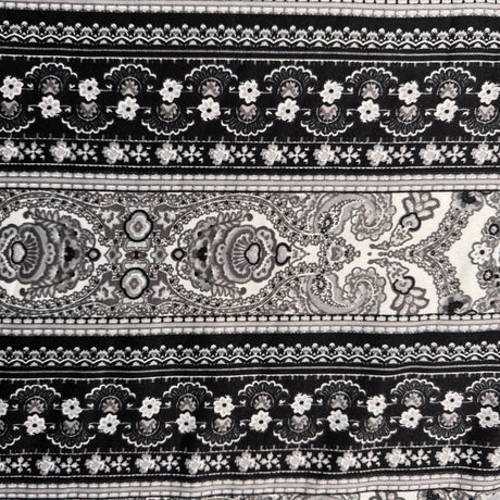 Jersey Knit Fabric, Ornamental Motifs , Horizontal Stripes(5 Styles) - By the Yard