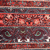 Jersey Knit Fabric, Ornamental Motifs , Horizontal Stripes(5 Styles) - By the Yard