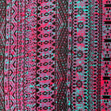 Jersey Knit Fabric, Bohemian Ethnic-Inspired Pattern(4 Types) - By the Yard