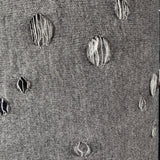Jersey Knit Fabric, Laser-Cut Oval Cutout, Soft Modern Feminine(7 Types) - By the Yard