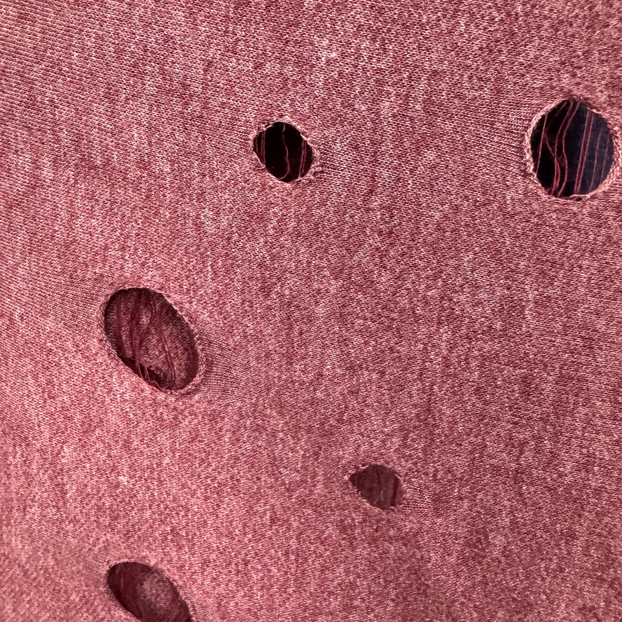 Jersey Knit Fabric, Laser-Cut Oval Cutout, Soft Modern Feminine(7 Types) - By the Yard