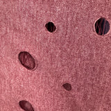 Jersey Knit Fabric, Laser-Cut Oval Cutout, Soft Modern Feminine(7 Types) - By the Yard