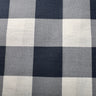 Cotton-Blend Fabric, Medium/Large Color-Block Check(3 Colors) - By the Yard