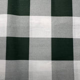 Cotton-Blend Fabric, Medium/Large Color-Block Check(3 Colors) - By the Yard