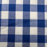 Cotton-Blend Fabric, Medium/Large Color-Block Check(3 Colors) - By the Yard