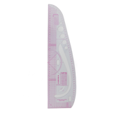 Plastic Rulers: 14 Curved Rulers, 1 Tringle Scale Ruler, 1 Pattern Ruler