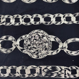 Poly-Blend Fabric, Chain Link & Medallion(4 Colors) - By the Yard