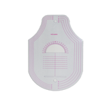 Plastic Rulers: 14 Curved Rulers, 1 Tringle Scale Ruler, 1 Pattern Ruler