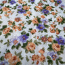Cotton-Blend Fabric, Rose & Wildflower Scattered Pattern(5 Styles) - By the Yard