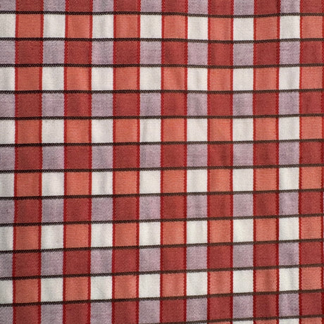 Cotton-Blend Woven Fabric, Small Color-Block Check(4 Colors) - By the Yard
