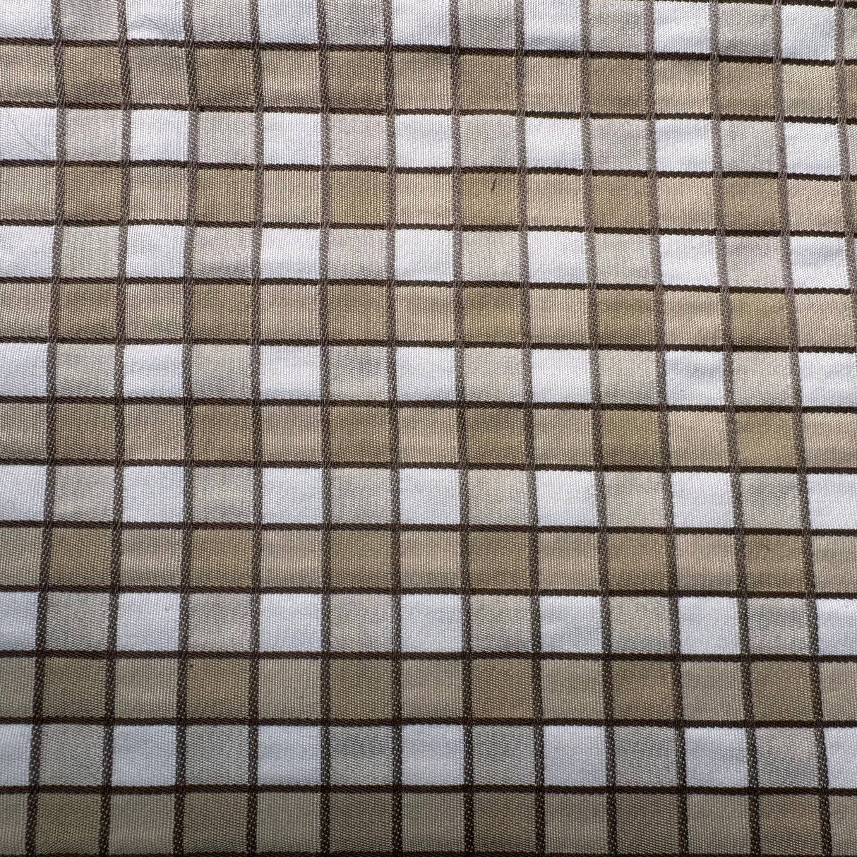 Cotton-Blend Fabric, Small Color-Block Check(4 Colors) - By the Yard