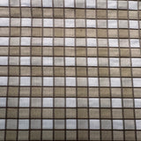 Cotton-Blend Fabric, Small Color-Block Check(4 Colors) - By the Yard