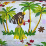 Cotton-Blend Fabric, Hawaiian Girls Scene(2 Types) - By the Yard