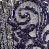 Sequin Mesh Fabric, Glamorous Sequined with A Formalwear Aesthetic(12 Styles) - By the Yard