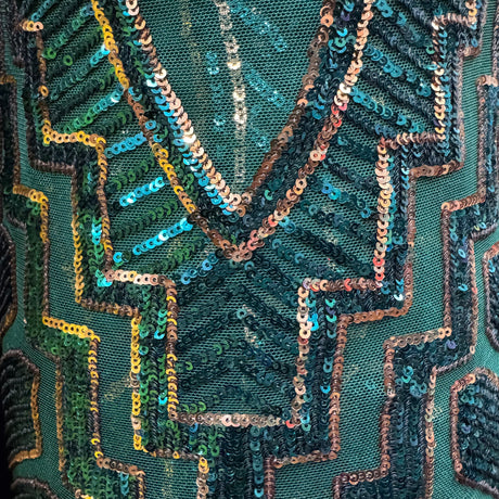 Glamorous Sequined Fabric with A Formalwear Aesthetic(12 Styles) - By the Yard