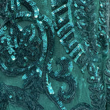 Sequin Mesh Fabric, Glamorous Sequined with A Formalwear Aesthetic(12 Styles) - By the Yard