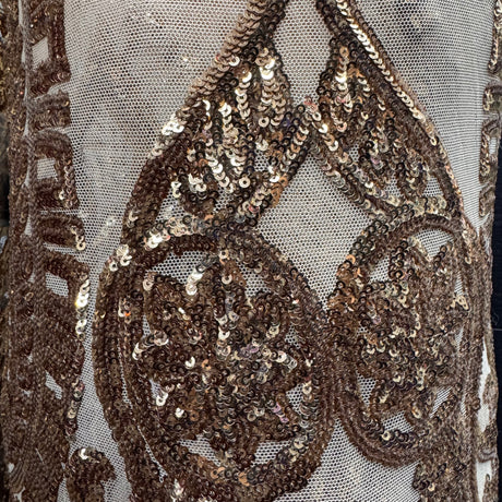 Glamorous Sequined Fabric with A Formalwear Aesthetic(12 Styles) - By the Yard