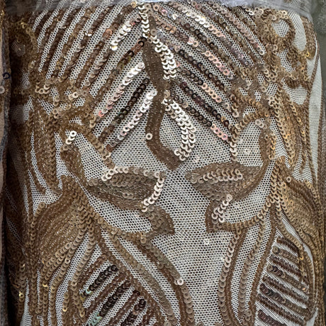 Glamorous Sequined Fabric with A Formalwear Aesthetic(14 Styles) - By the Yard