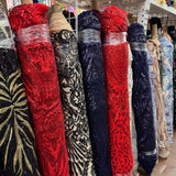 Sequin Mesh Fabric, Glamorous Sequined with A Formalwear Aesthetic(12 Styles) - By the Yard