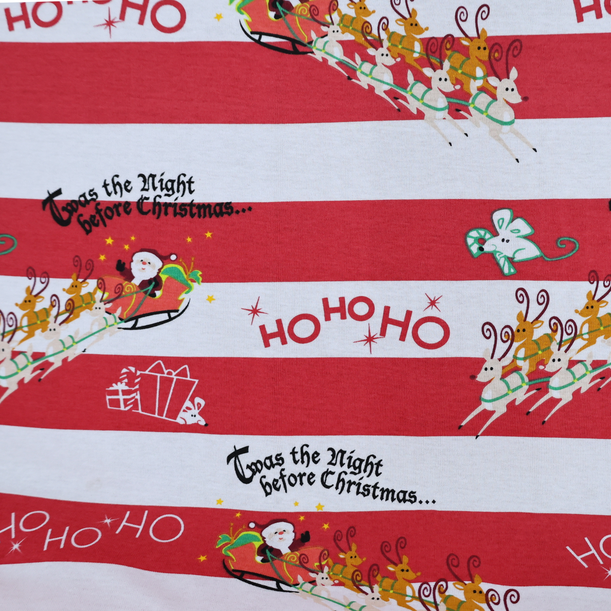 Christmas Cotton Jersey Fabric(3 Types) By the Yard