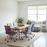 Traditional Cottage Upholstery Fabric, Large-Scale Plaid, Tufted (5 Colorways) - By the Yard