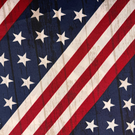 Outdoor Upholstery Fabric, American Patriotic Motif(3 Styles)- By the Yard
