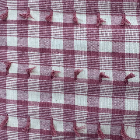 Upholstery Fabric, Traditional Cottage, Small-Scale Plaid, Tufted (6 Colorways) - By the Yard
