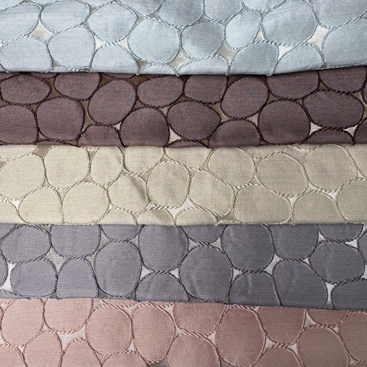 Upholstery Fabric, Woven Jacquard, Geometric Dot Mosaic Pattern (5 Styles) - By the Yard