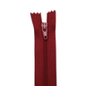 Plastic Normal Zippers: 18", Closed-End, All-Purpose, RED&PINK Shade