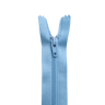 Plastic Normal Zippers: 18", Closed-End, All-Purpose, BLUE Shade
