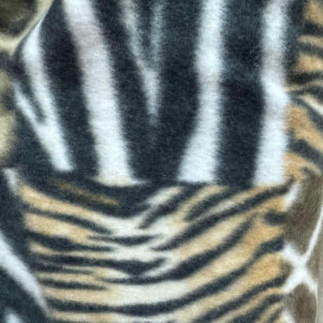 Fleece Fabric, Zebra Print(2 Styles)  - By the Yard