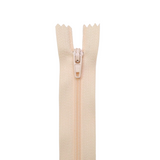 Plastic Normal Zippers: 24", Closed-End, All-Purpose, ORANGE Shade