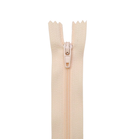 Plastic Normal Zippers: 24", Closed-End, All-Purpose, ORANGE Shade