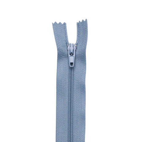 Plastic Normal Zippers: 24", Closed-End, All-Purpose, GRAY Shade