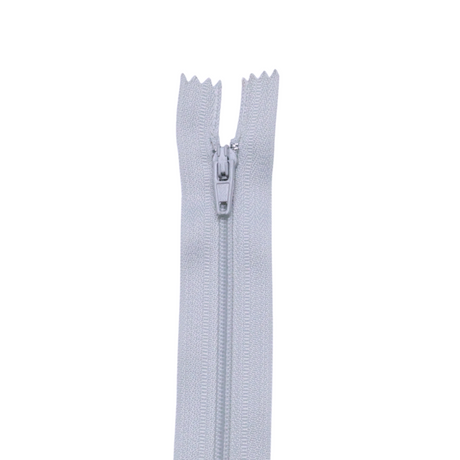 Plastic Normal Zippers: 24", Closed-End, All-Purpose, GRAY Shade