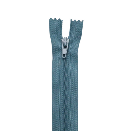Plastic Normal Zippers: 24", Closed-End, All-Purpose, GRAY Shade