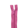 Plastic Normal Zippers: 24", Closed-End, All-Purpose, RED Shade