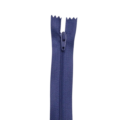 Plastic  Normal Zippers: 24", Closed-End, All-Purpose, PURPLE Shade