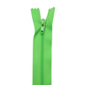 Plastic Normal Zippers: 24", Closed-End, All-Purpose, GREEN Shade