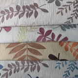 Textured Woven Upholstery Fabric, Botanical Foliage Pattern (4 Styles) - By the Yard