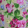 Cartoon Floral Print Poly Fabric Collection – Blue Rose, Garden Bloom & Doodle Flower Designs - By the Yard