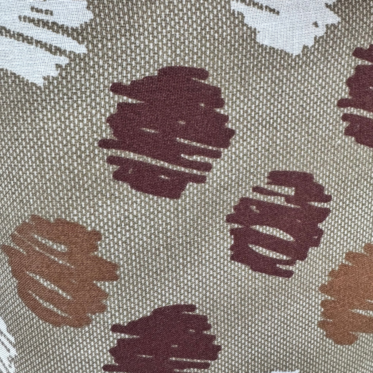 Novelty & Abstract Print Poly Fabric Collection – Camo, Chevron, Tribal, Baby Footprint & Geometric Designs - By the Yard
