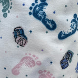 Novelty & Abstract Print Poly Fabric Collection – Camo, Chevron, Tribal, Baby Footprint & Geometric Designs - By the Yard