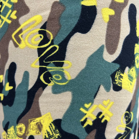 Double Brushed Jersey Knit Fabric(6 Styles with Graffiti Fashion) - By the Yard