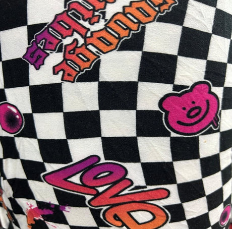 Double Brushed Jersey Knit Fabric(6 Styles with Graffiti Fashion) - By the Yard