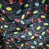 Double Brushed Jersey Knit Fabric Fabric(holiday lights)#IT601 -  By The Yard