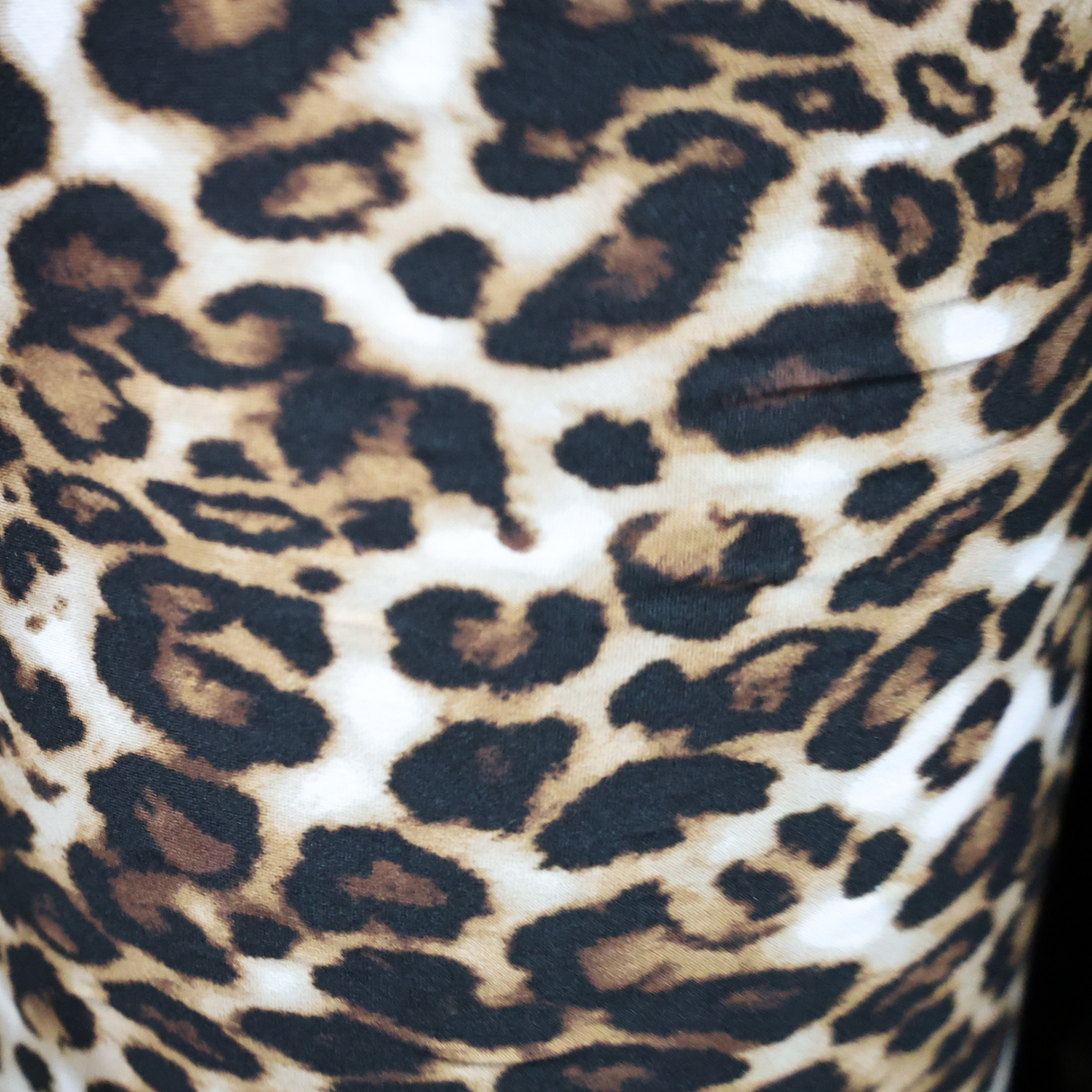 Double Brushed Jersey Knit Fabric Leopard Print(#IT606) - By The Yard