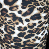 Double Brushed Jersey Knit Fabric Leopard Print(#IT606) - By The Yard